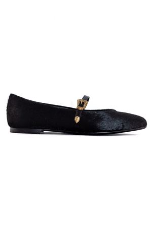 Black calf hair Grisal ballerina ROBERTO FESTA | GRISALNERO